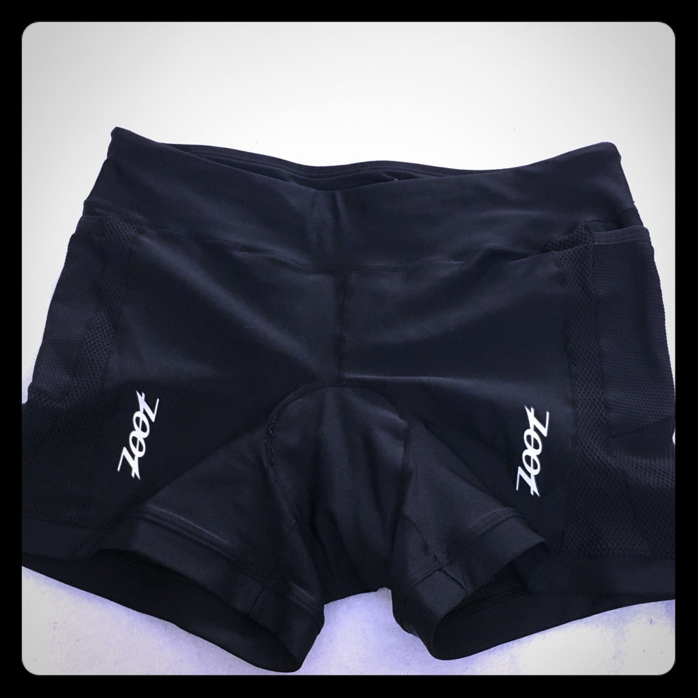 Black triathlon shorts